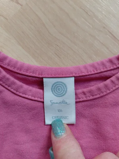 Sanetta Mädchen Langarmshirt T-Shirt Gr. 104 Pink Katze Sweet Baby Baumwolle