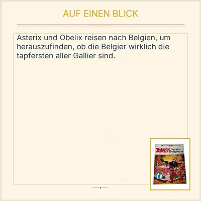 Asterix bei den Belgiern Band XXIV 24 Comic René Goscinny Uderzo