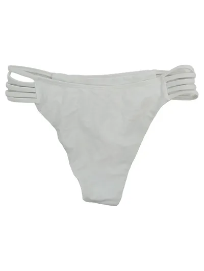 NA-KD Damen Bikinihose Weiß Gr. 36 S Cut-Out Details Bademode