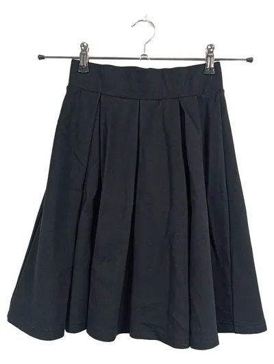 Anna Field Faltenrock Damen Schwarz Gr. 36 Basic Midirock Viskose