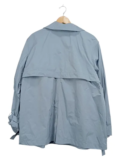 ROFA FASHION GROUP Trenchcoat Damen Kurzmantel Blau Gr. 46 Klassisch