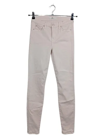 7 For All Mankind Damen Jeans Skinny Fit Rosa Gr. 38 W29