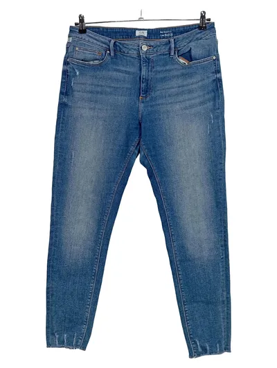 Q, S designed by Sadie Destroyed Jeans Damen Blau Gr. 42 W33 Casual