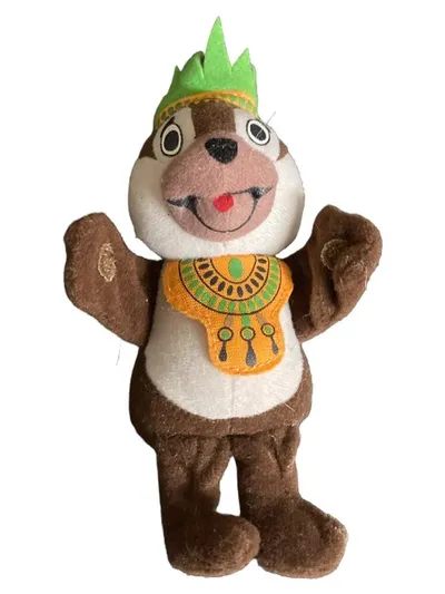 Disneyland Paris 2000 Plüschtier Bär Indianer Kuscheltier Braun