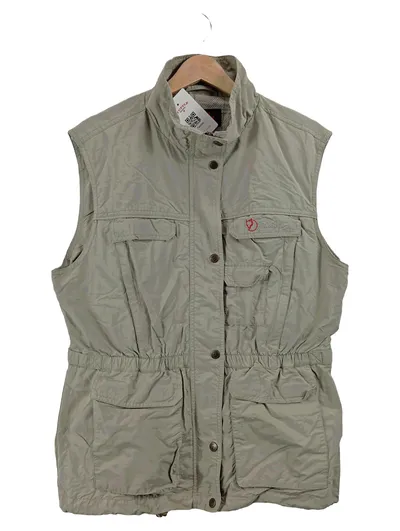 Fjällräven Damen Funktionsweste Outdoor Weste Beige Gr. 38 M