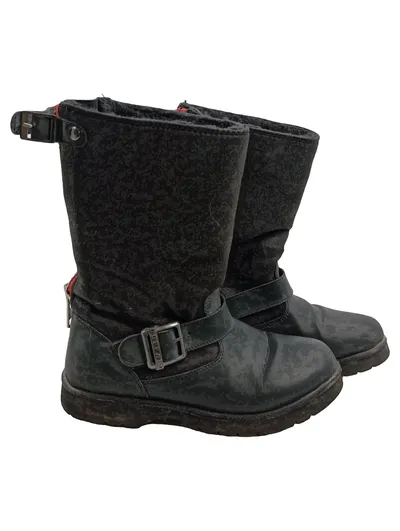Buffalo Damen Stiefel Schwarz Gr. 39 Casual Outdoor Winterstiefel