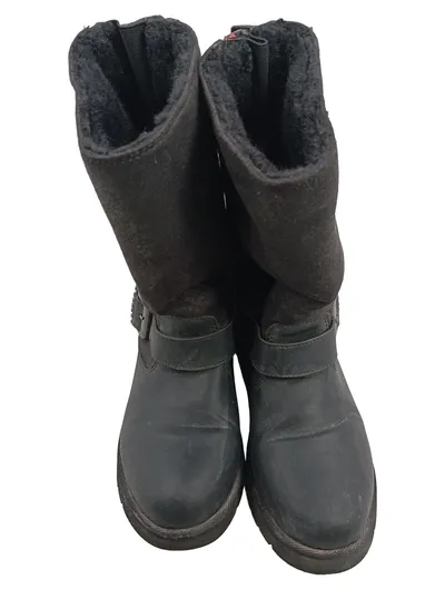 Buffalo Damen Stiefel Schwarz Gr. 39 Casual Outdoor Winterstiefel