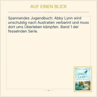 Abby Lynn 1: Verbannt ans Ende der Welt - Rainer M. Schröder Jugendbuch cbt
