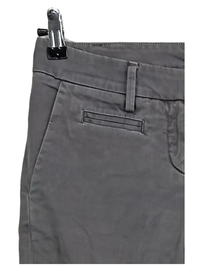 Dondup Damen Stoffhose Chino Grau Gr. 40 W31 Casual Baumwolle 4