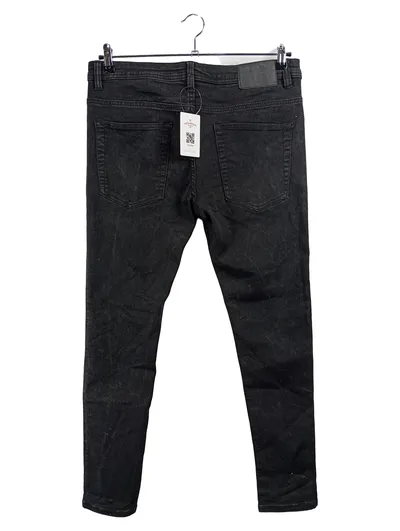 Fishbone Damen Jeans Slim Fit Schwarz Gr. W34 L30