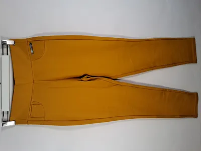 Christian Materne Stoffhose Damen Gelb Gr. 36 W28 Casual