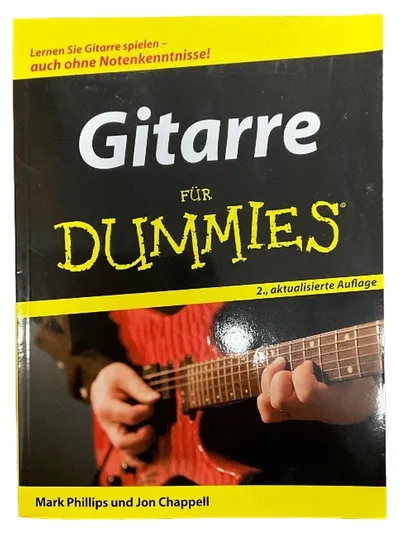 Gitarre für Dummies Mark Phillips Jon Chappell 2. Auflage Wiley-VCH Hobbybuch