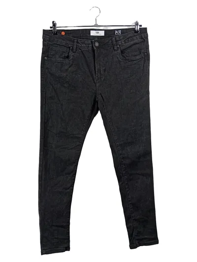 Fishbone Herren Jeans Regular Fit W34, L32 Schwarz Casual