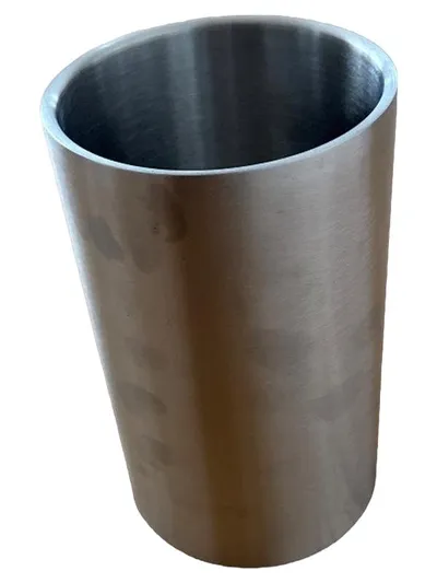 ISOSTEEL Thermobecher Edelstahl Isolierbecher 350ml Silber Minimalistisch