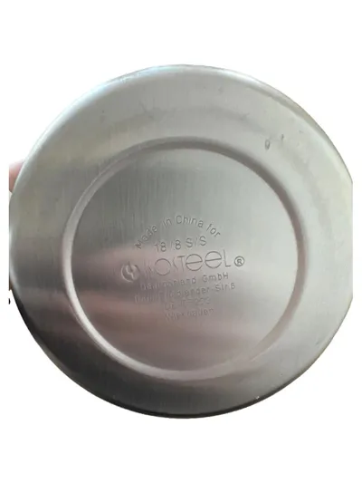 ISOSTEEL Thermobecher Edelstahl Isolierbecher 350ml Silber Minimalistisch