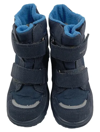Superfit Kinder Schneestiefel Winterstiefel Blau Gr. 28 Klettverschluss