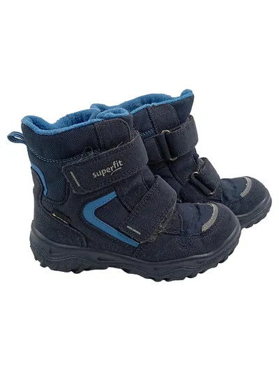 Superfit Kinder Schneestiefel Winterstiefel Blau Gr. 28 Klettverschluss