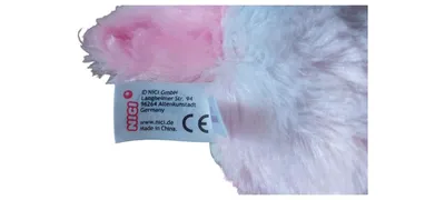 NICI Glubschis Pinguin Kuscheltier Rosa Weiß 18 cm Plüschtier