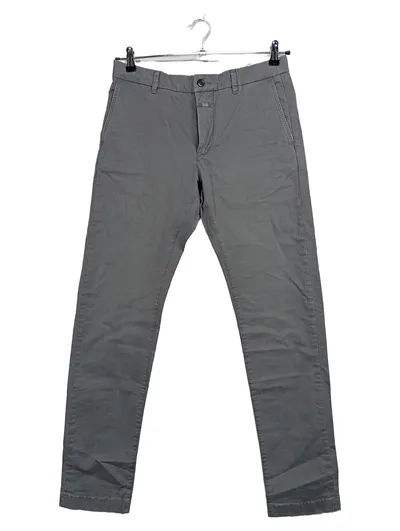Closed Damen Stoffhose Grau Gr. 40 W31 Casual Baumwolle
