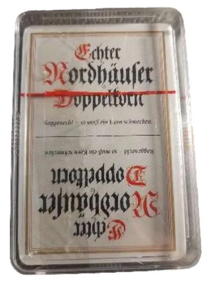 Berliner Spielkarten Skat Auslese Deutsches Bild 32 Blatt Nordhäuser Werbung 2