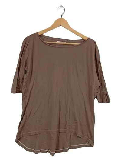 Blaumax Damen Pullover Shirt Braun Gr. 38 M 3, 4-Arm Asymmetrisch Casual