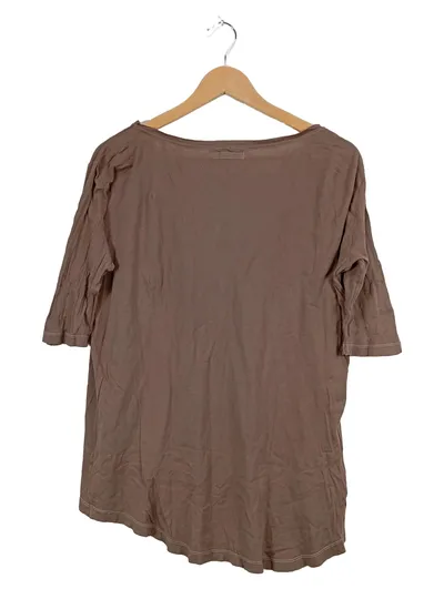 Blaumax Damen Pullover Shirt Braun Gr. 38 M 3, 4-Arm Asymmetrisch Casual