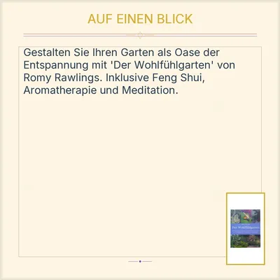 Der Wohlfühlgarten Romy Rawlings Kaleidoskop Buch Hardcover Garten Feng Shui
