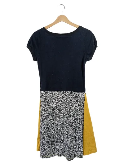 Beach Time Damen Freizeitkleid Gr. 38 M Mehrfarbig Leo Muster Casual
