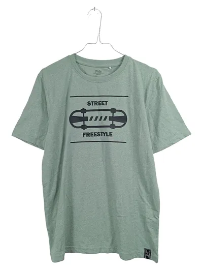 YIGGA Jungen T-Shirt Street Freestyle Skateboard Gr. 158/164 Grün