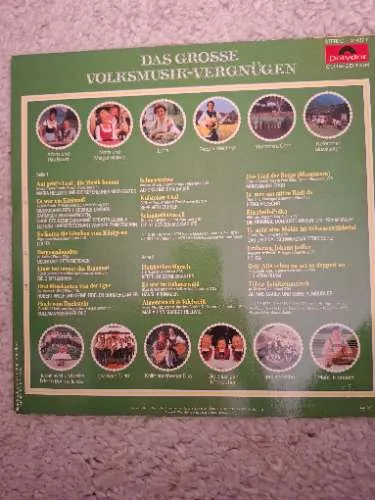 Das große Volksmusik-Vergnügen - Polydor - Vinyl LP Album Schlager