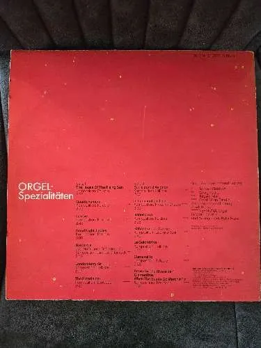 Orgel-Spezialitäten AMIGA Vinyl LP Album Schallplatte