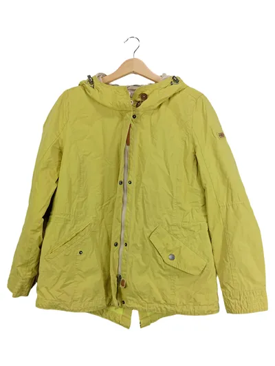 camel active Damen Leichte Jacke Übergangsjacke Gelb Gr. 40 L Kapuze
