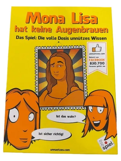 Mona Lisa hat keine Augenbrauen Quizspiel unnützes Wissen Partyspiel