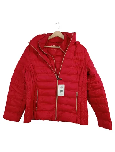 Michael Kors Damen Steppjacke Rot Gr. 40 L Kapuze