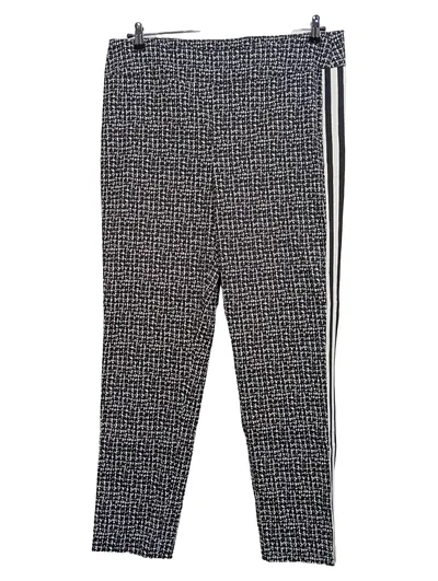 Joseph Ribkoff Stoffhose Damen Gr. 46 Schwarz Meliert Seitenstreifen