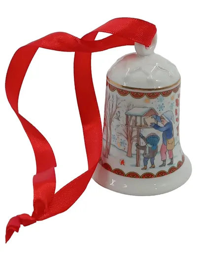 Hutschenreuther Weihnachtsglocke 2021 Porzellan Weiß
