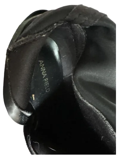Anna Field Damen Overknee Stiefel Schwarz Gr. 38 High Heels