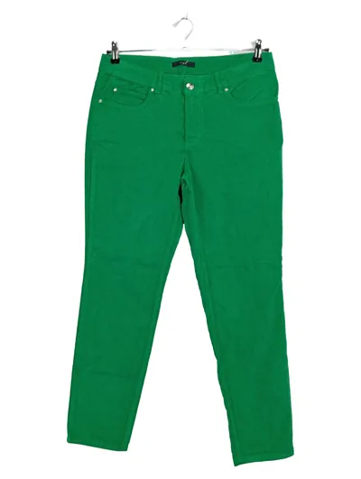 Oui Damen Cordhose Grün Gr. 42 W33 XL Casual
