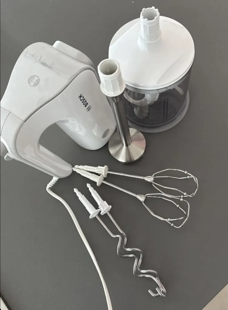 Bosch MFQ4080, 02 Handrührgerät Set 500W Weiß inkl. Zubehör 1