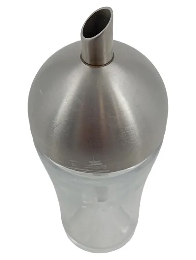 WMF Zuckerstreuer Bistro Glas Edelstahl Silber 200ml