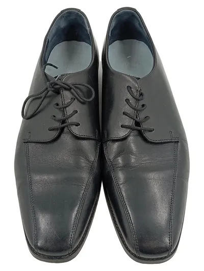 JOOP! Herren Schnürschuhe Leder Business Schuhe Elegant Schwarz Gr. 42