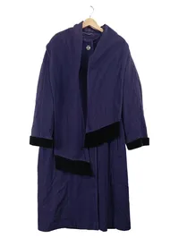 Creation Geissler Damen Wollmantel Blau Gr. 46 Elegant Übergangsmantel 1