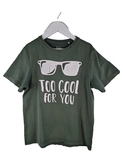 Yigga T-Shirt Jungen Gr. 134/140 Grün Too Cool For You Sonnenbrille
