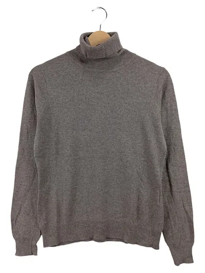 Christian Berg Damen Rollkragen Pullover Braun Gr. 38 M Kaschmir Wolle