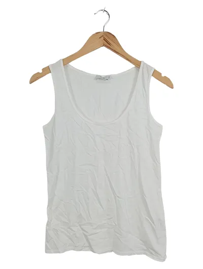 Closed Damen Top Tanktop Basic Weiß Gr. 34 XS Baumwolle