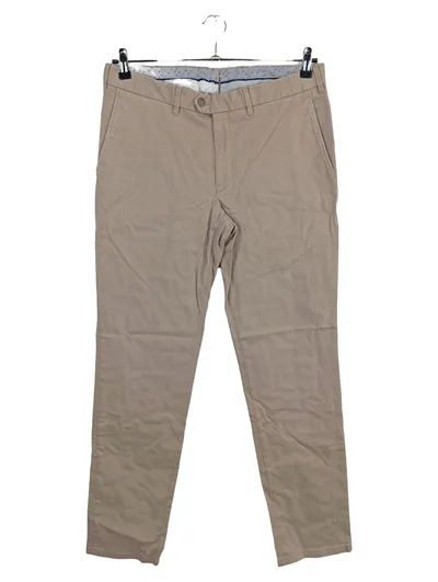 EDUARD DRESSLER Chino Stoffhose Beige Herren Gr. 48 W32 Casual