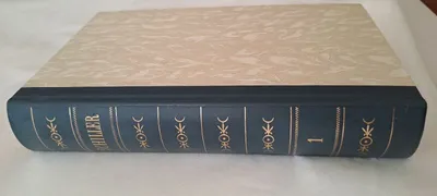 Schillers Werke Band 1 Antiquarisches Buch Klassik Literatur Goldprägung