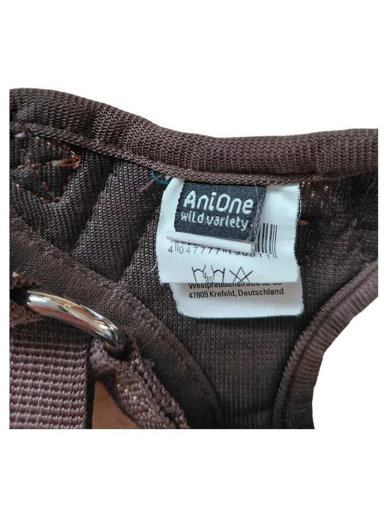 AniOne Hundegeschirr wild variety Braun Größe XXS Brustgeschirr 3