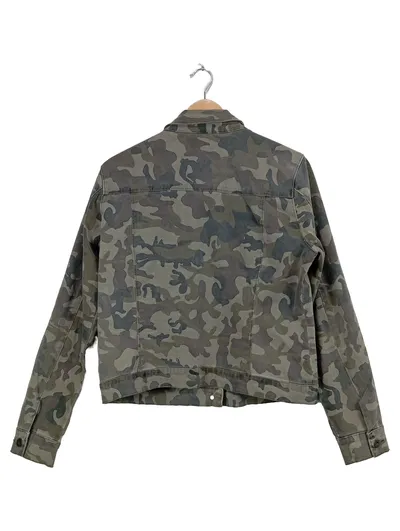 Vero Moda Damen Arbeitsjacke Camouflage Grün Gr. 34 XS Casual
