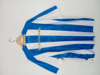 Umbro Huddersfield Town Fußball Trikot Blau Gestreift Gr. 58, 4XL